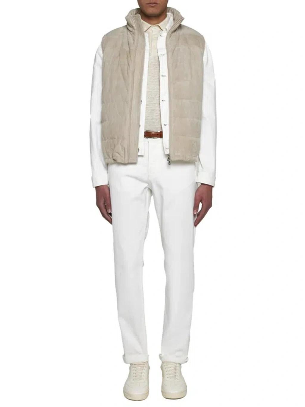 Jacket In Beige Product Image