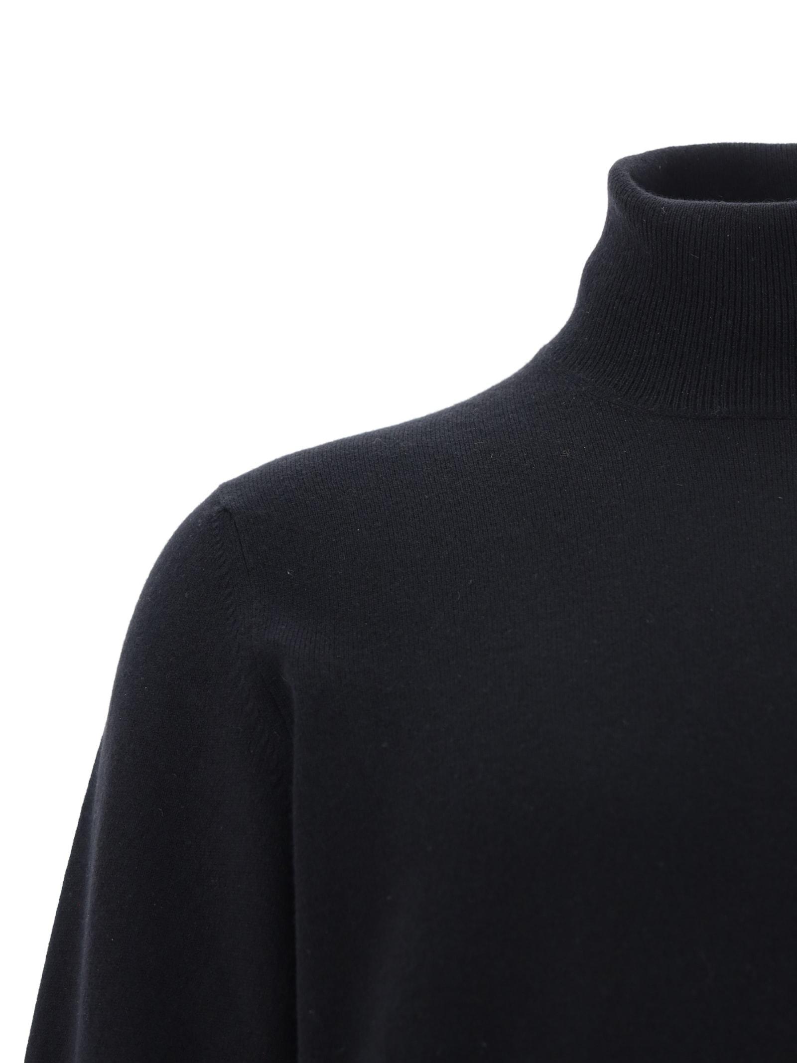 BRUNELLO CUCINELLI Lightweight Turtleneck Sweater In Cashmere And Silk In Black Product Image