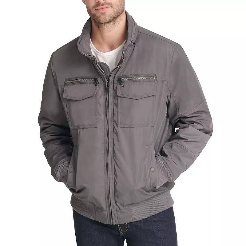 Mens Tommy Hilfiger Lightweight Performance Bomber Jacket, Mens Green Product Image