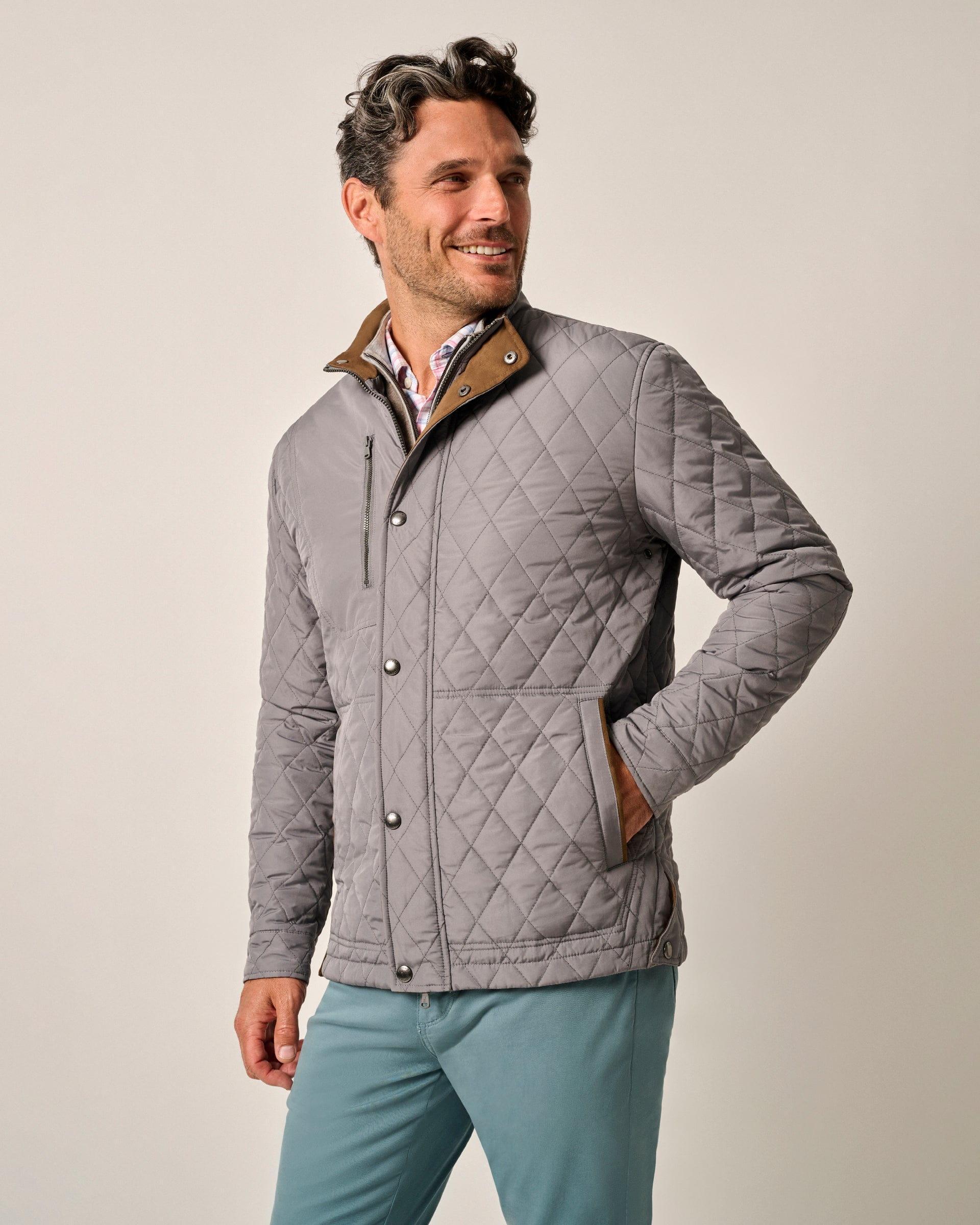 Juno Quilted Snap Jacket Male Product Image