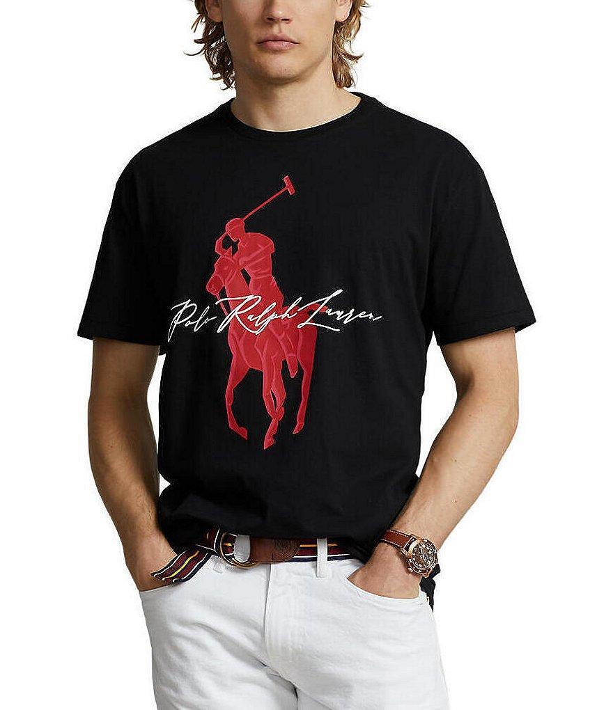 Polo Ralph Lauren Big Pony Logo Jersey Short Sleeve T-Shirt Product Image