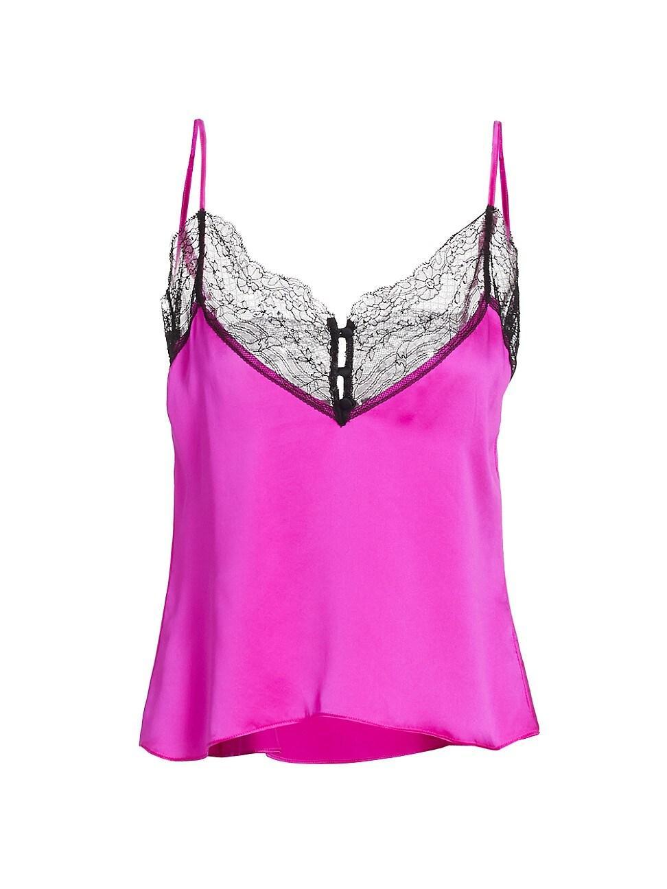 Womens Silk V-Neck Camisole Product Image