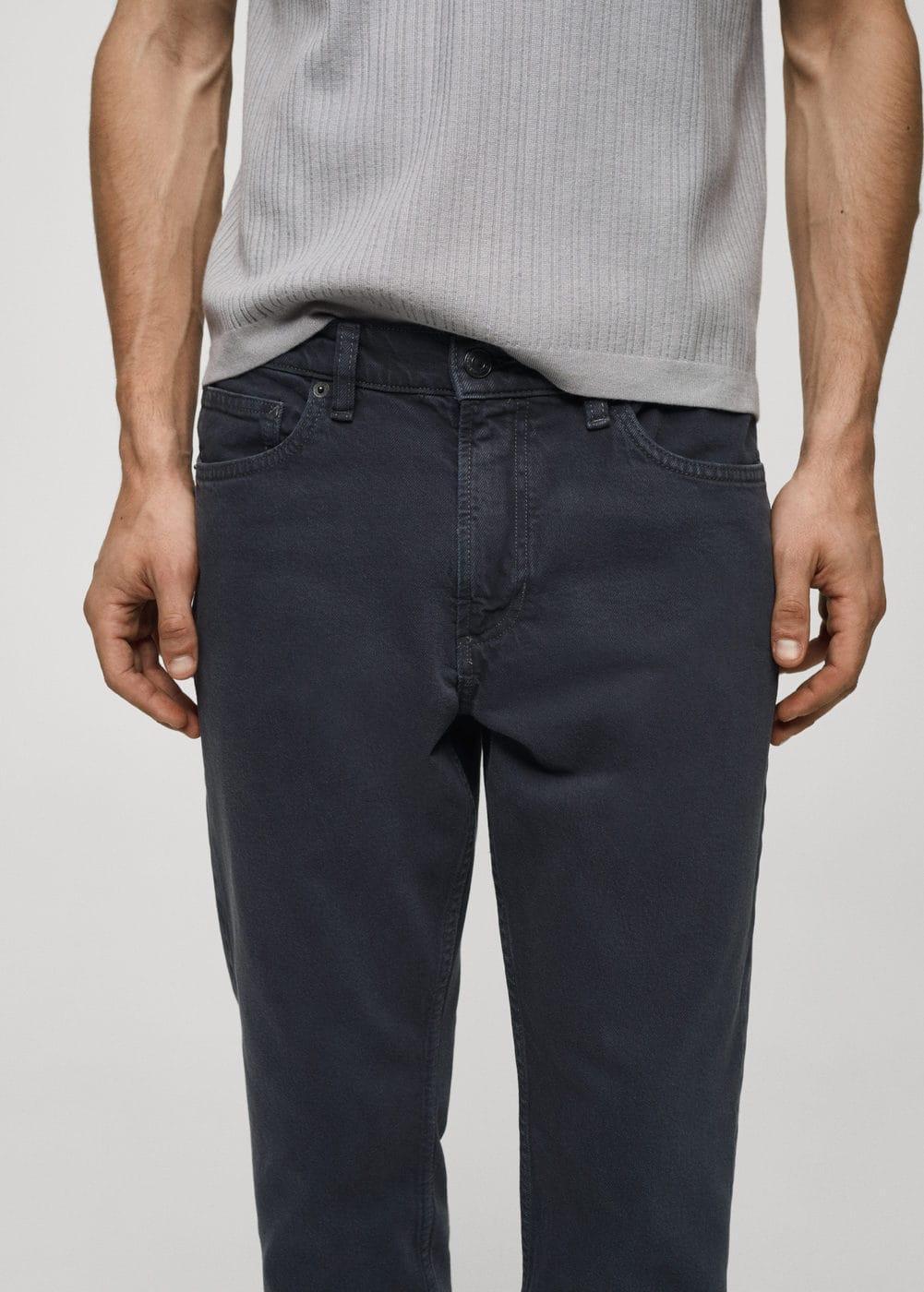 MANGO MAN - Ben cotton tappered-fit jeans night blueMen Product Image