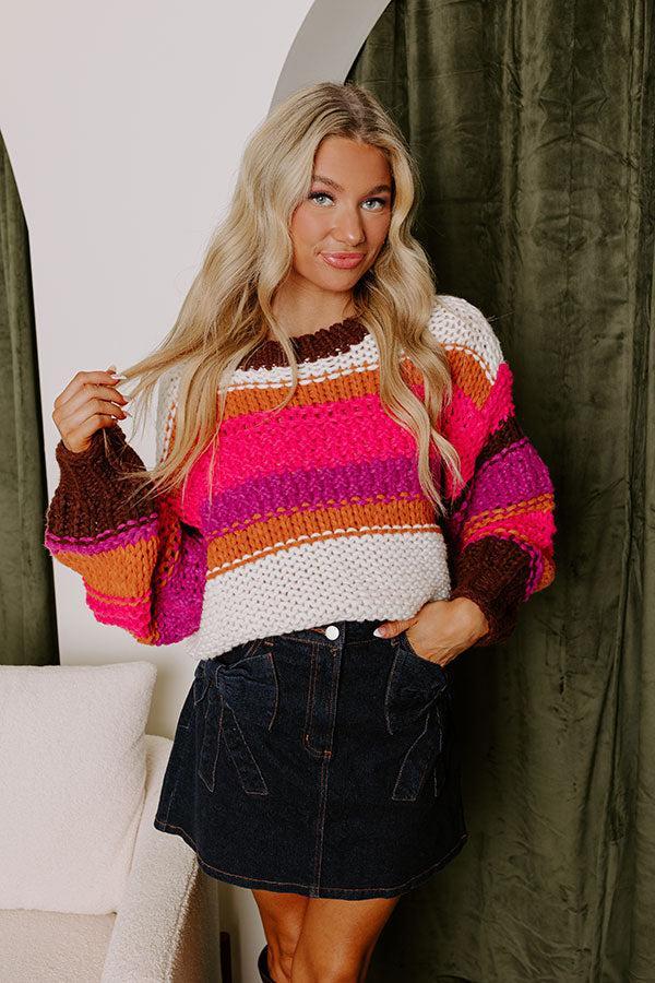 Lost In Your Eyes Knit Sweater Product Image