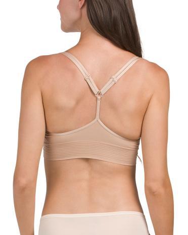 Natural Beauty T-back Bralette for Women | Cotton/Nylon/Elastane Product Image