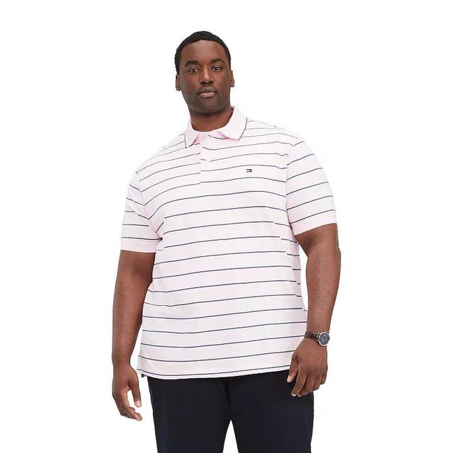 Big & Tall Tommy Hilfiger Bold Stripe Regular Fit Polo, Mens Product Image