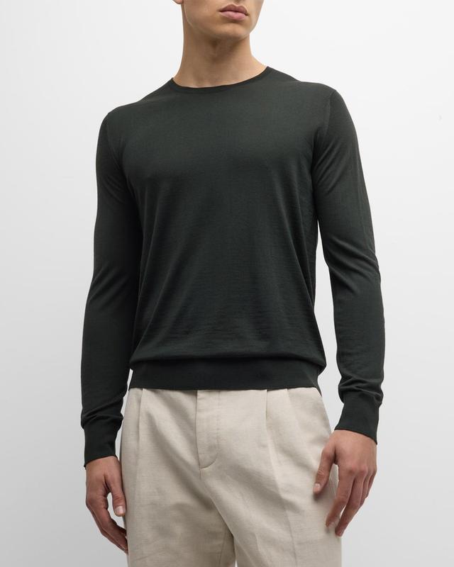 Mens Girocollo Wool Crewneck Sweater Product Image