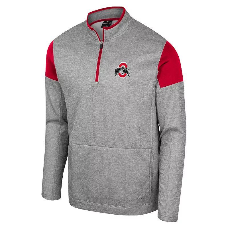 Mens Michigan State Spartans Cut & Sew Quarter Zip Product Image