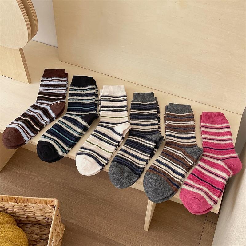 Striped Short Socks Product Image