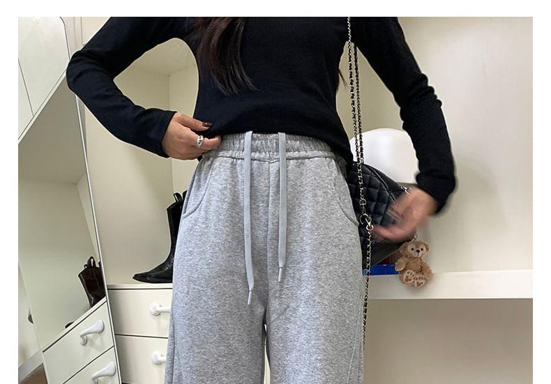 High Rise Wide Leg Sweatpants Product Image