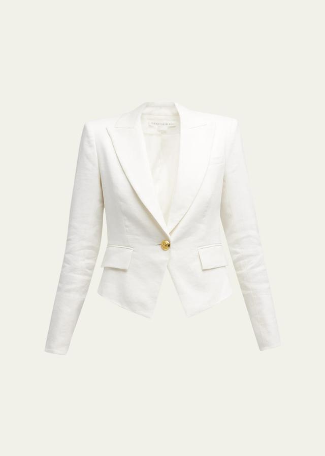 Veronica Beard Hosanna Linen Blend Dickey Jacket Product Image