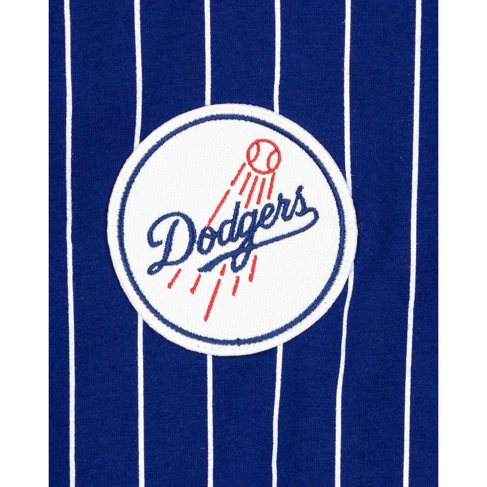 Los Angeles Dodgers Logo Select Pinstripe Hoodie Male Product Image