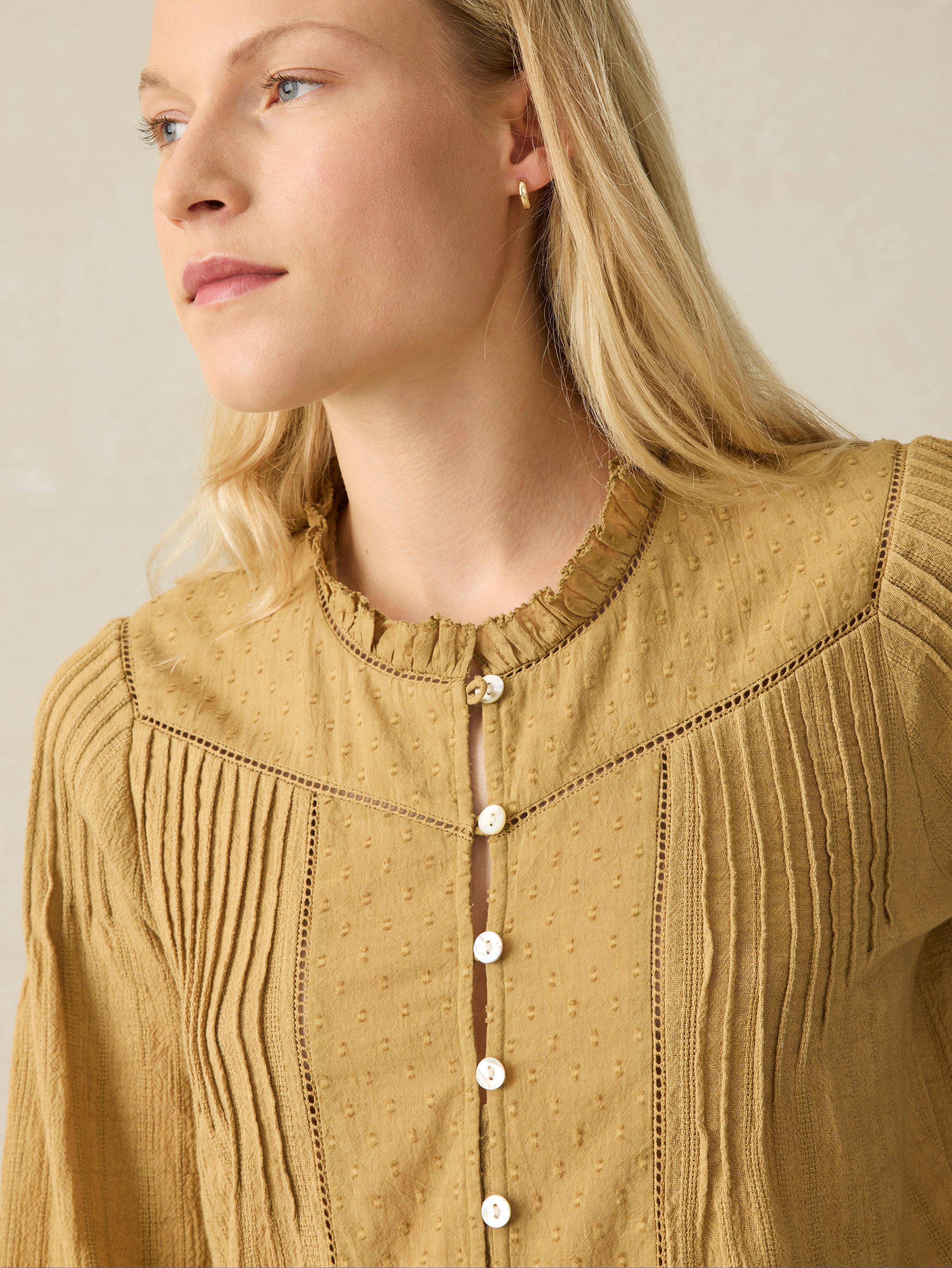 Lily Blouse - Antique Bronze Female Product Image