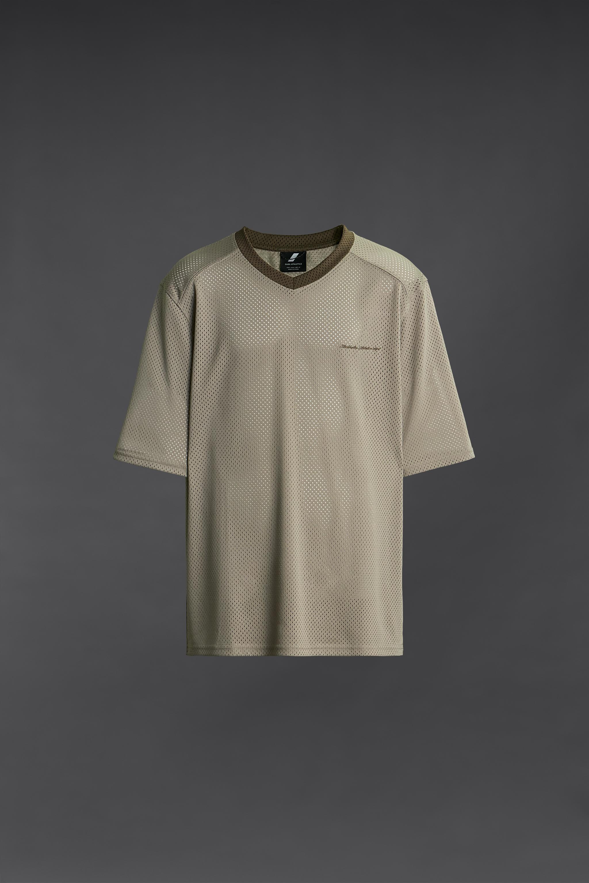 TEXTURED MESH T-SHIRT Product Image