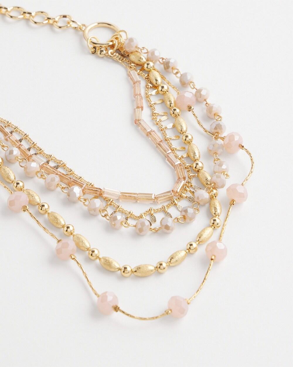 Blush Multistrand Necklace Product Image