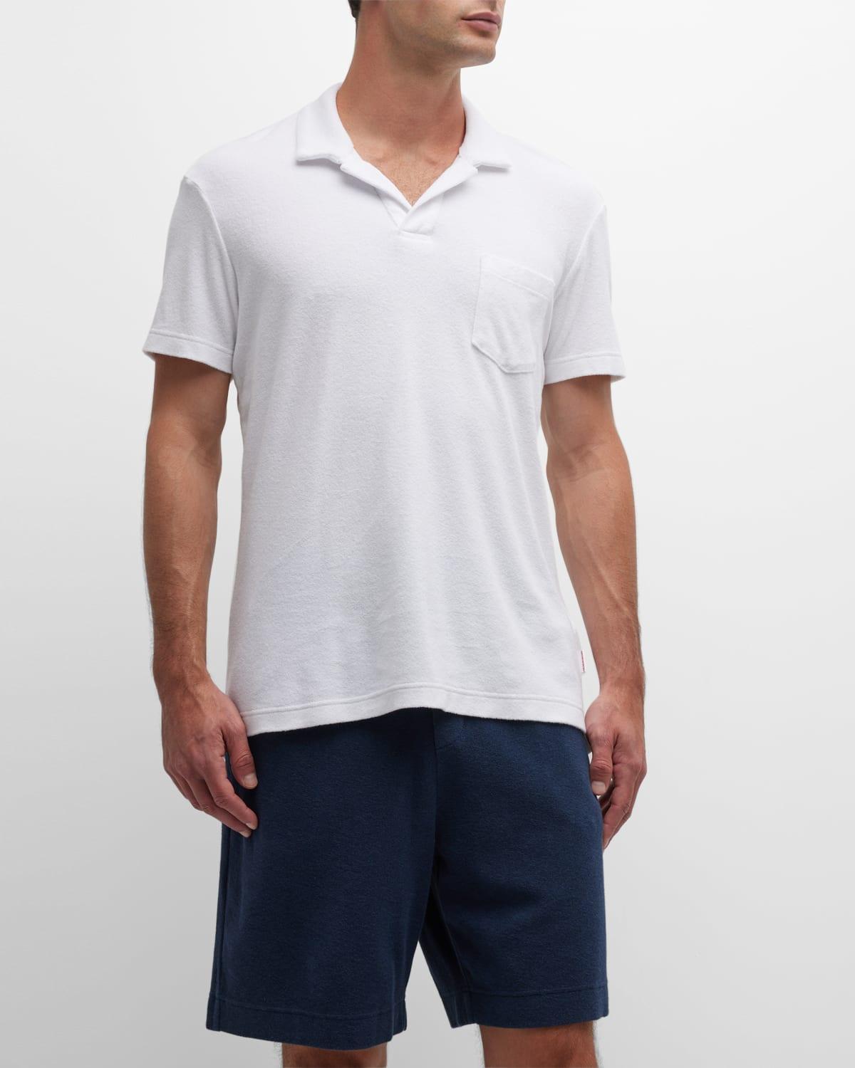 Mens Terry Cotton Polo Product Image