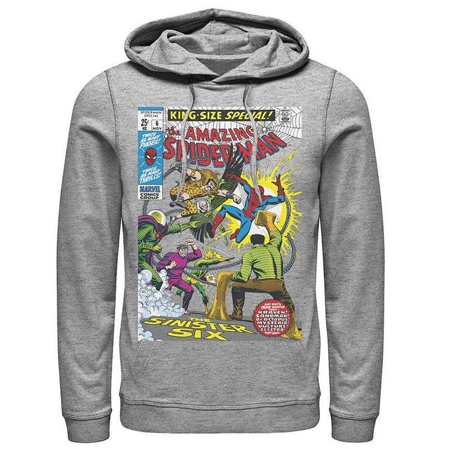 Mens Marvel Spider-Man Sinister Six Comic Hoodie Product Image