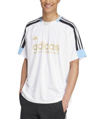 adidas Mens House of Tiro Nations Pack Jersey T-Shirt - White / Yellow Product Image