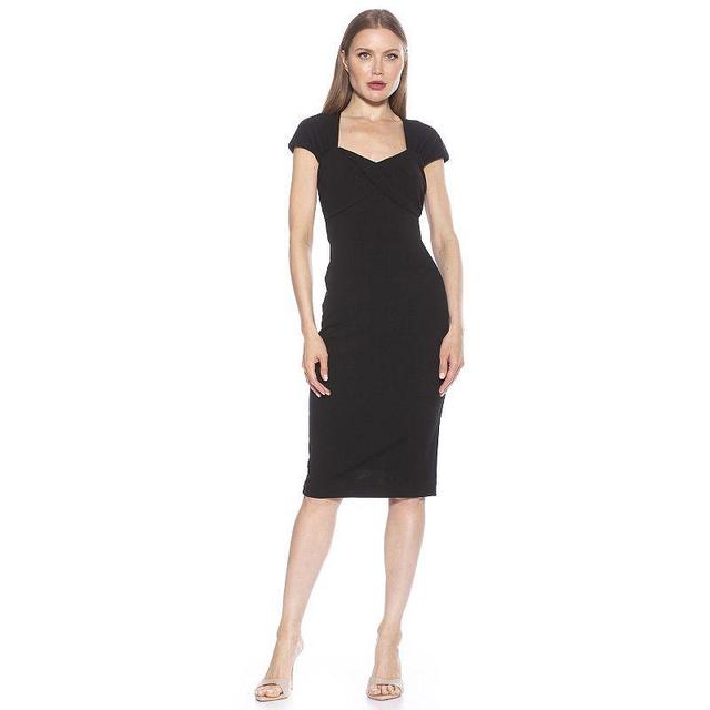 Alexia Admor Womens Josie Sheath Dress - Black Product Image