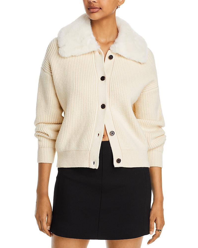 Rails Esme Faux Fur Collar Cardigan Product Image