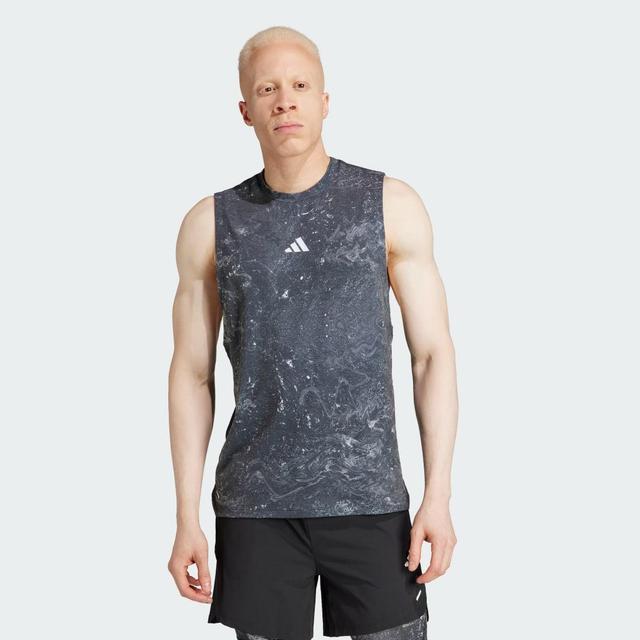 adidas Power Workout Tank Top Black S Mens Product Image