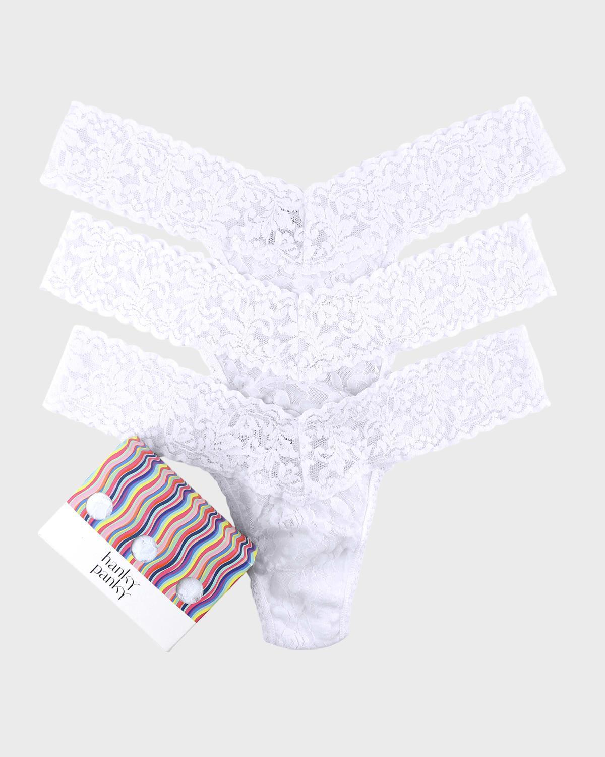 Hanky Panky 3-Pack Low Rise Thong Product Image