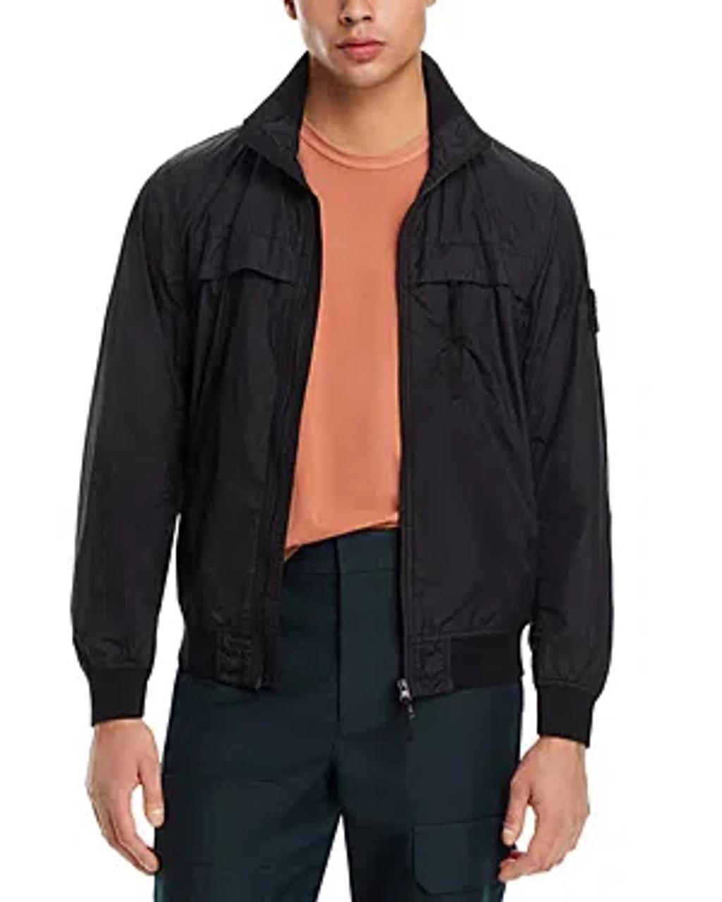 Zip Front Jacket In Black product image