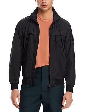 Zip Front Jacket In Black Product Image