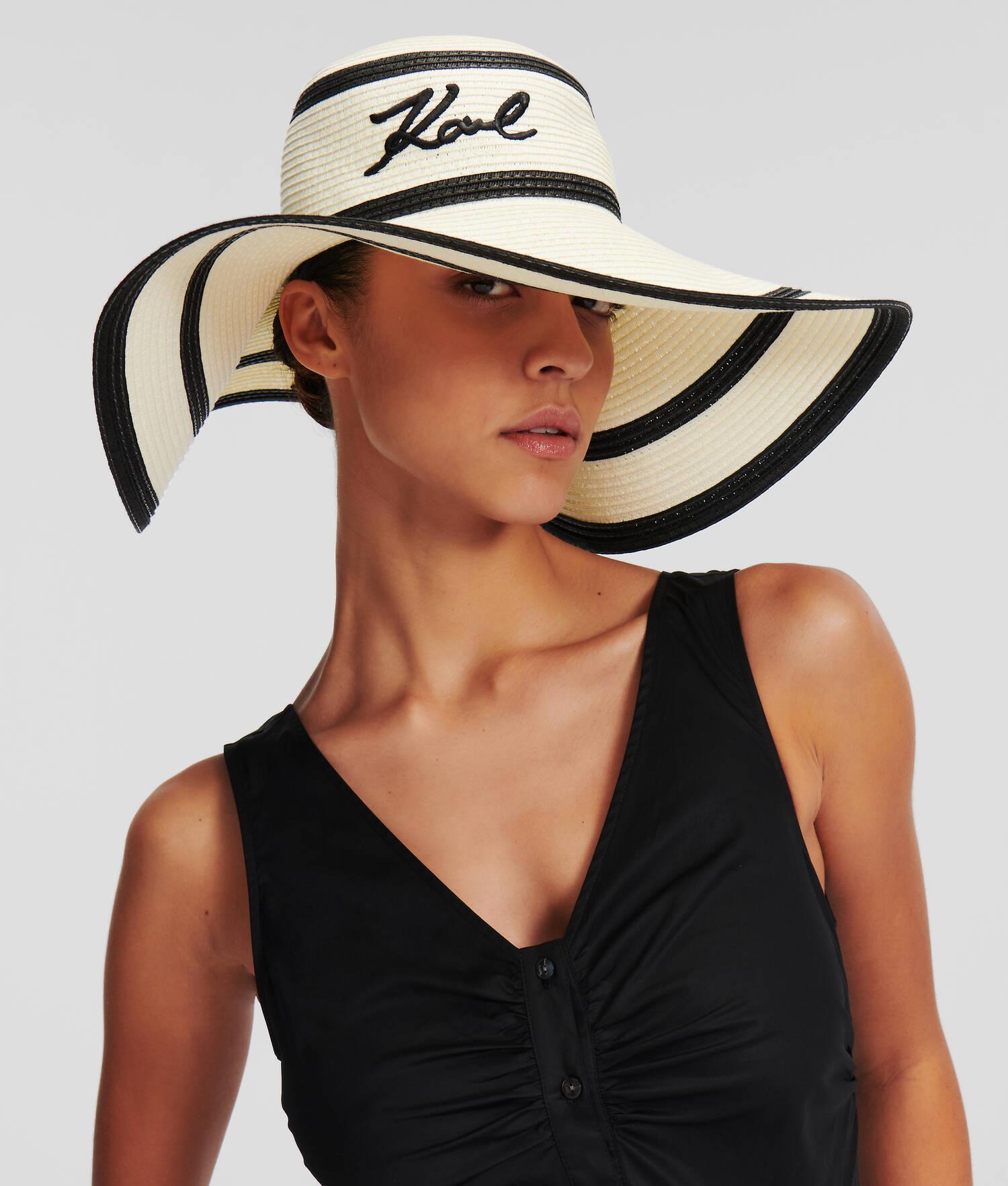 K/SIGNATURE STRIPED SUMMER HAT Product Image