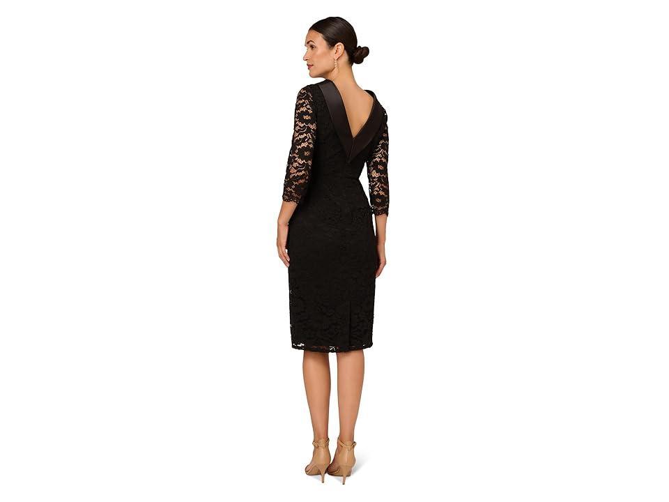 Adrianna Papell Roll Neck Sheath Dress Women's Dress Product Image