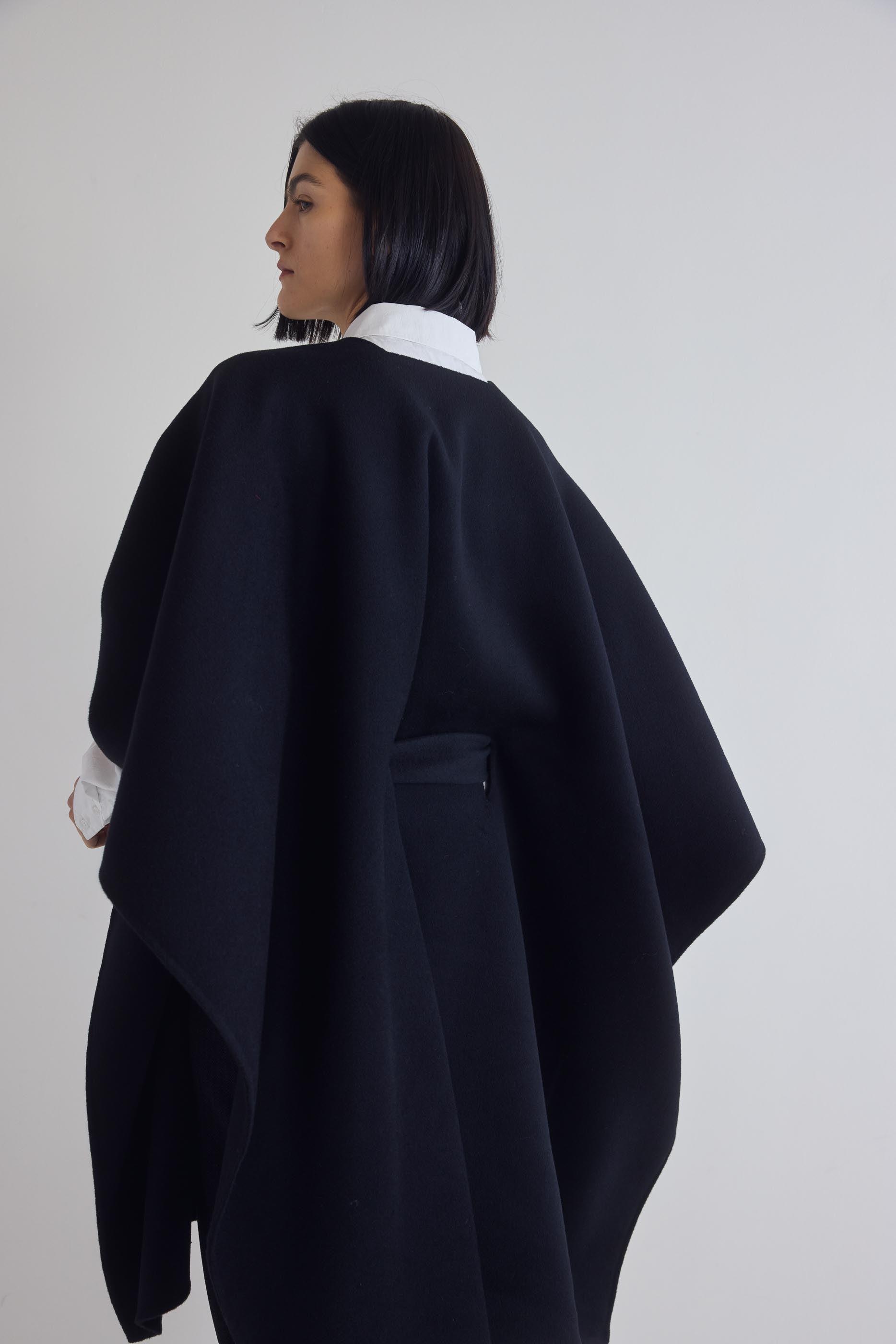 The Belted Poncho Product Image