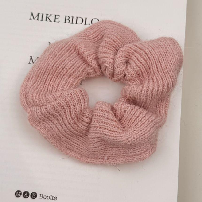 Plain Knitted Scrunchie Product Image