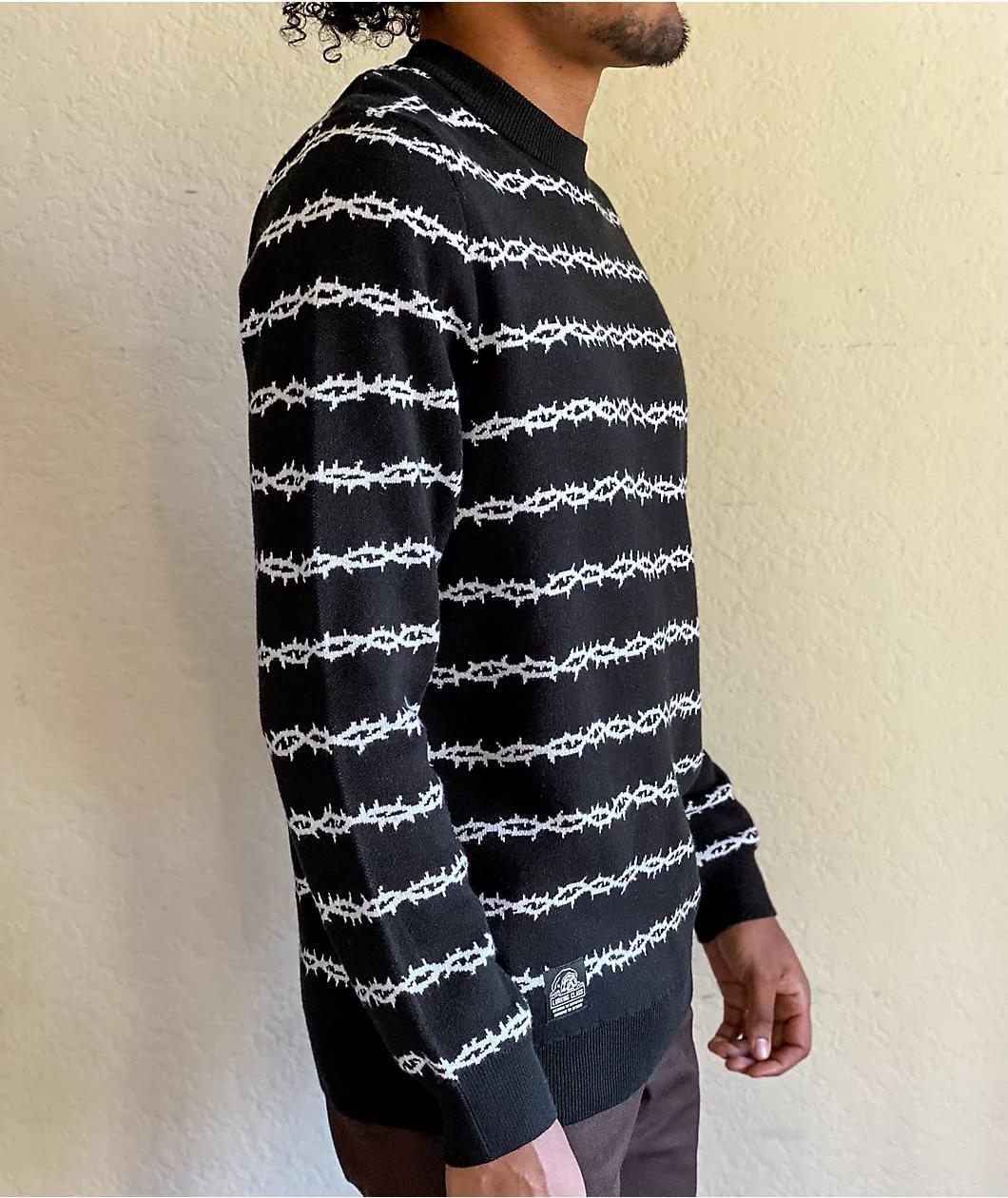 Lurking Class by Sketchy Tank Thorns Black Sweater Product Image