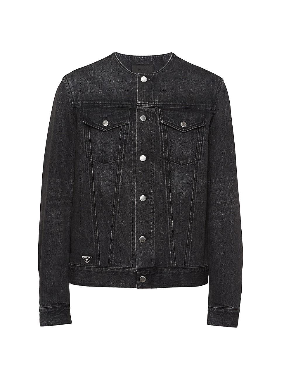 Mens Denim Blouson Jacket Product Image