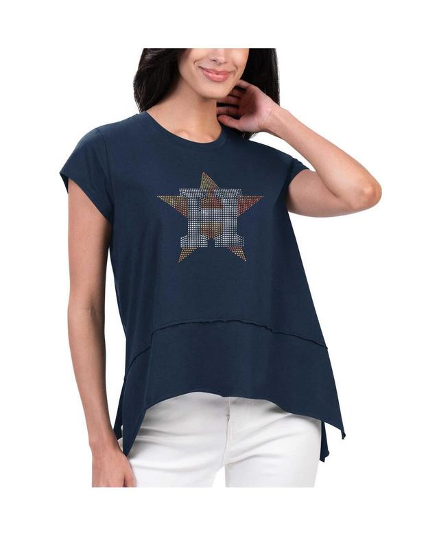 Womens G-III 4Her by Carl Banks Navy Houston Astros Cheer Fashion T-Shirt Product Image