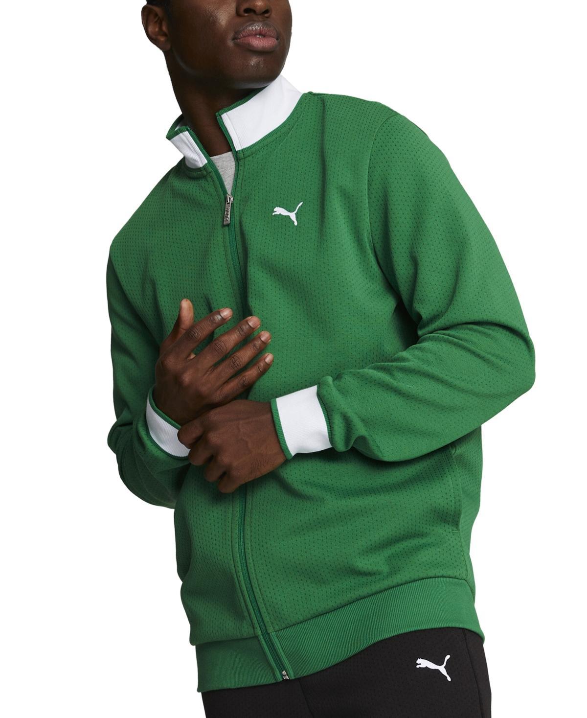 Puma Mens Vintage Sport Regular-Fit Full-Zip Track Jacket Product Image