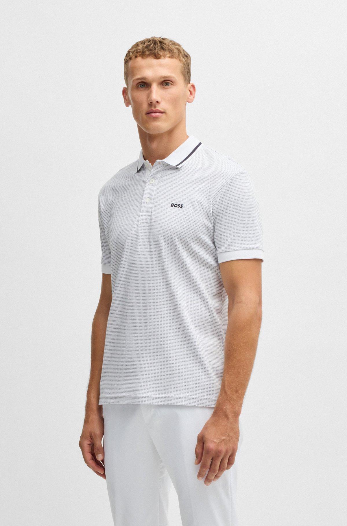 Paddy polo shirt in cotton jacquard Product Image