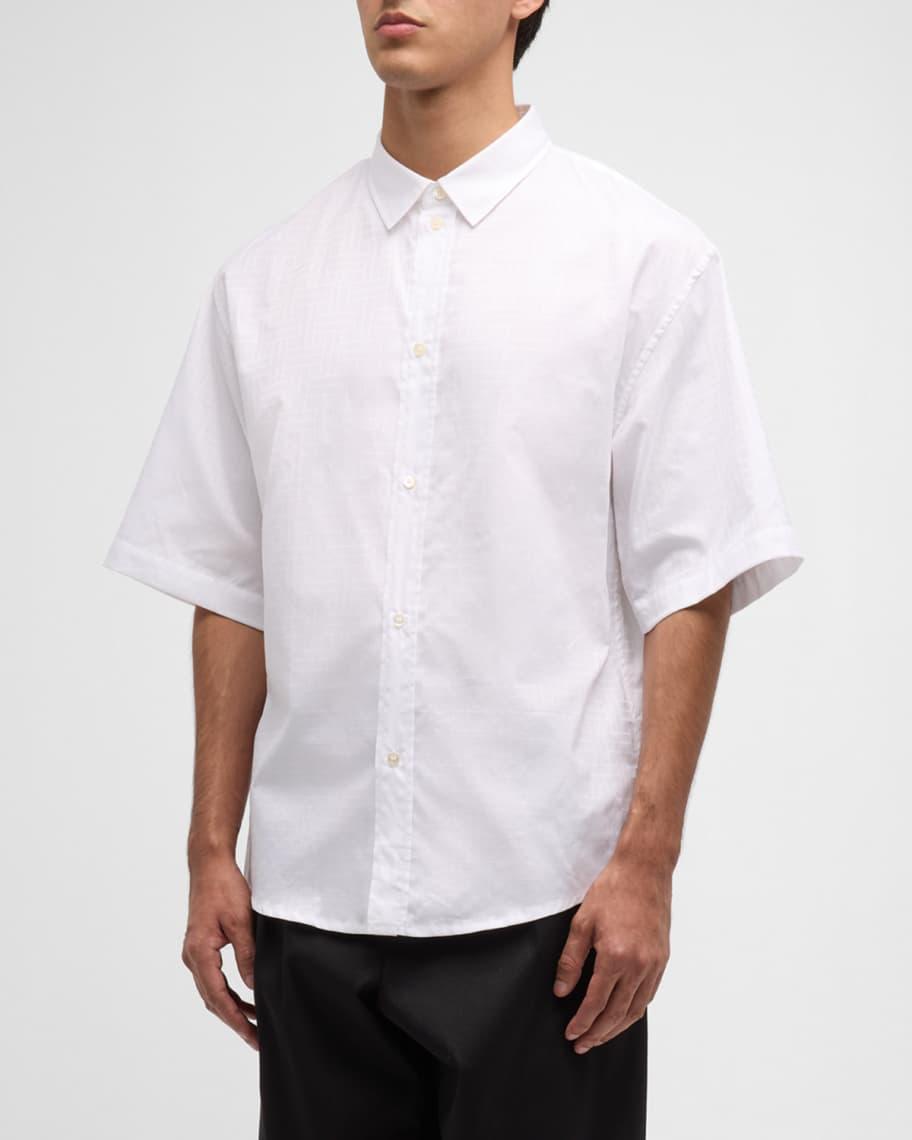 Mens Tonal Weave Sport Shirt Product Image