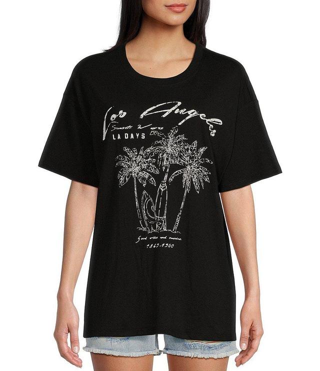 C&V Chelsea & Violet LA Graphic Oversized T-Shirt Product Image