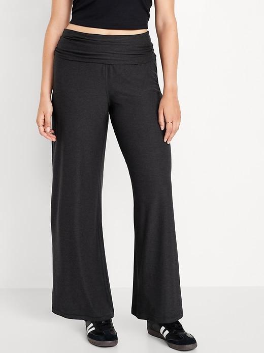 High-Waisted CloudMotion Wide-Leg Pants Product Image