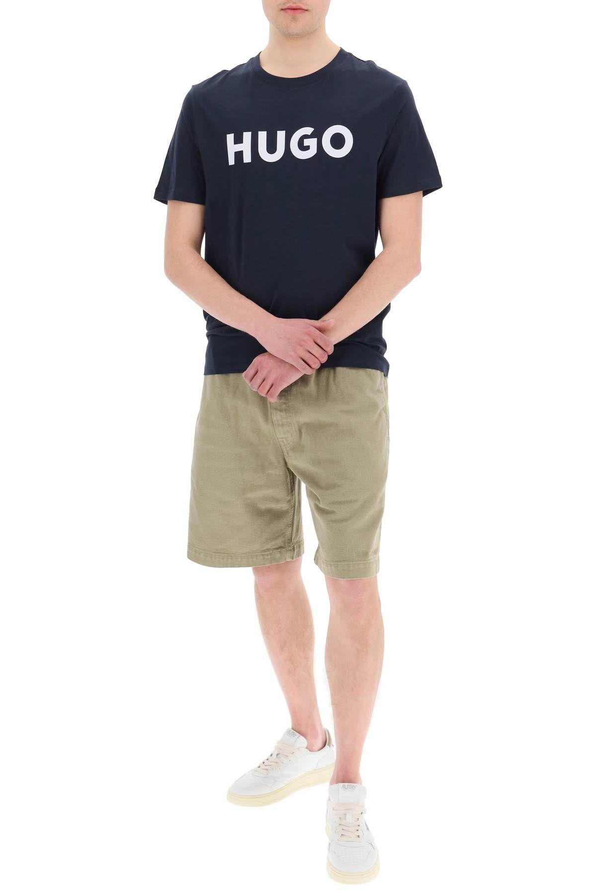 HUGO BOSS Dulivio Logo T-shirt In Blue Product Image