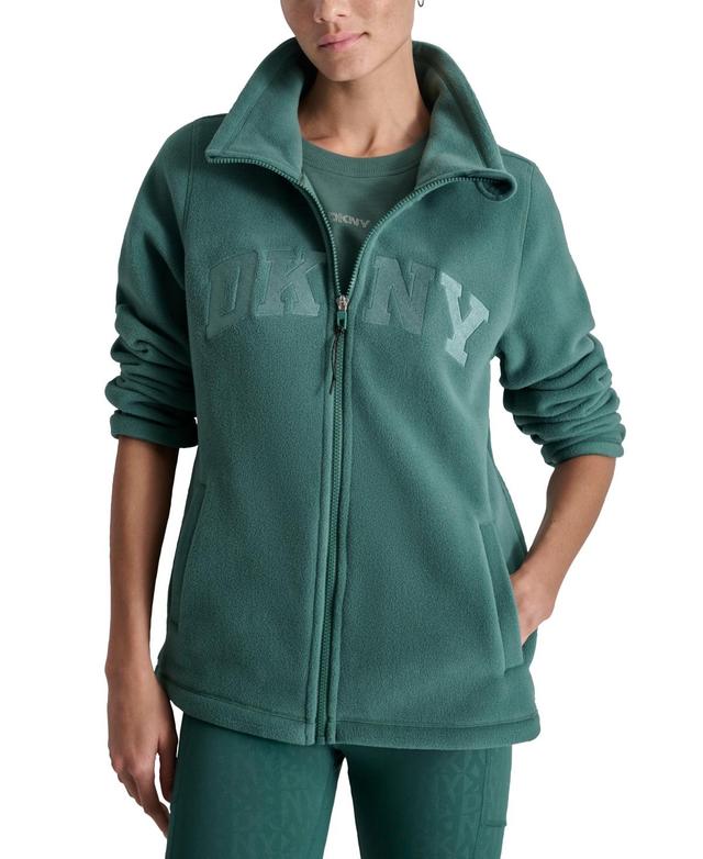 Dkny Sport Womens Tech Fleece Logo Jacket Product Image