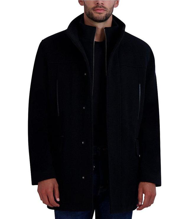 Cole Haan Wool Blend Plush Car Solid Coat Product Image