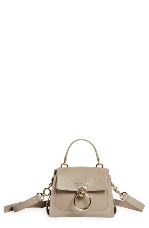 Chlo Mini Tess Leather & Suede Top Handle Bag Product Image