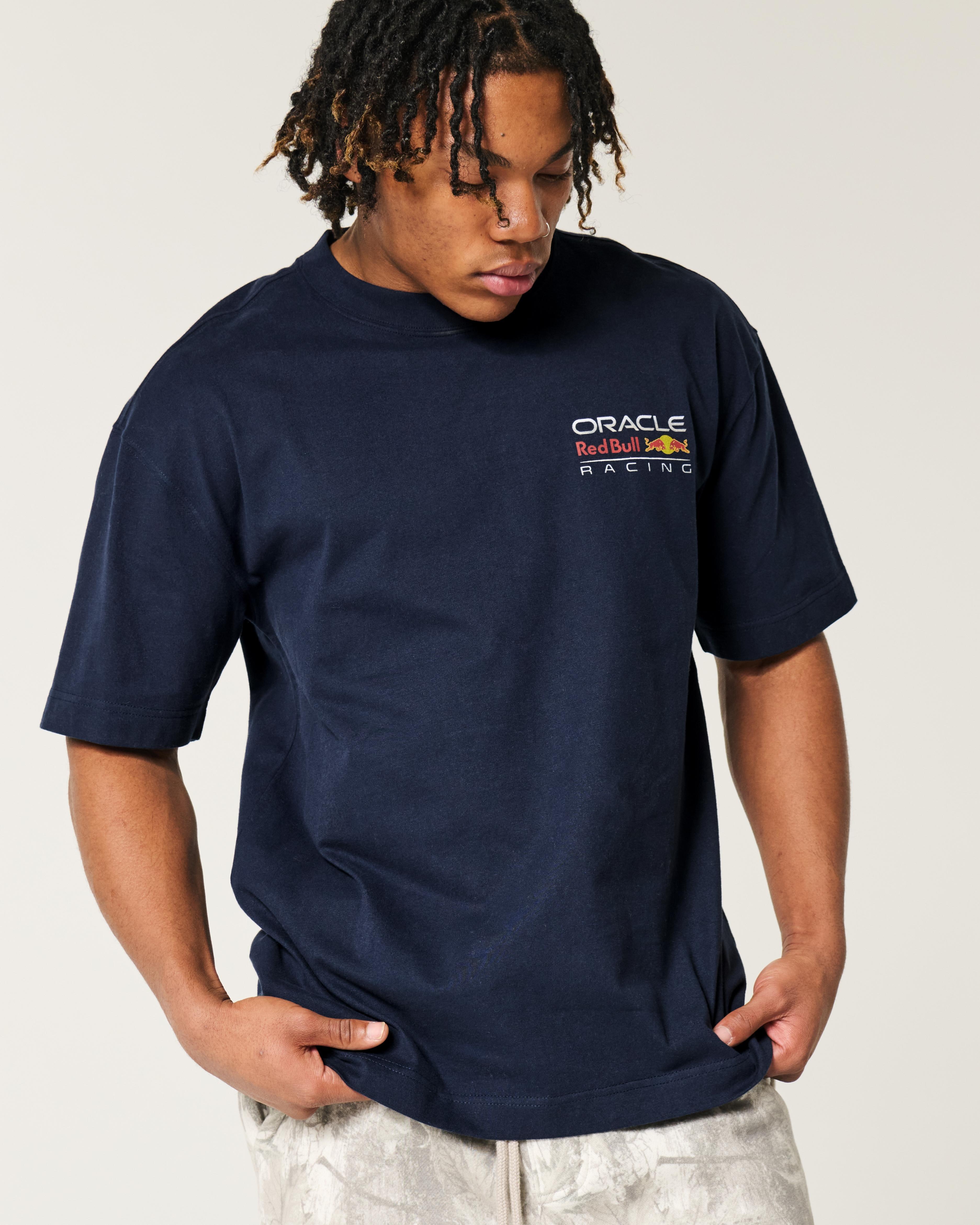 Boxy Heavyweight Oracle Red Bull Racing Graphic Tee Product Image