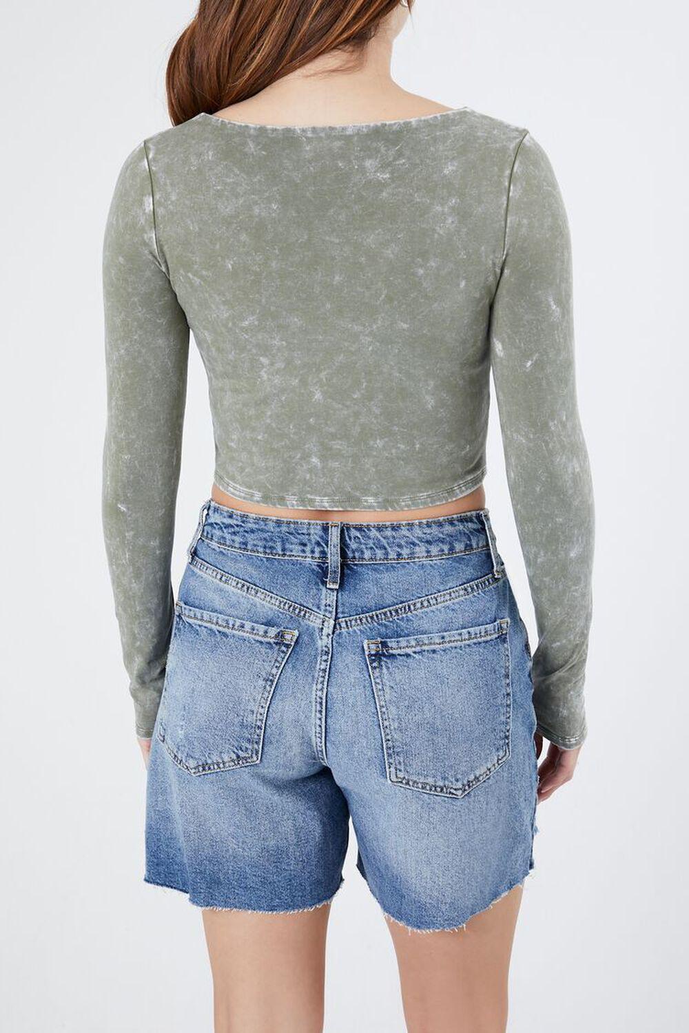 Mineral Wash Crop Top | Forever 21 Product Image