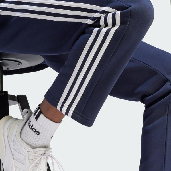 Essentials 3-Stripes Open Hem Fleece Pants Product Image