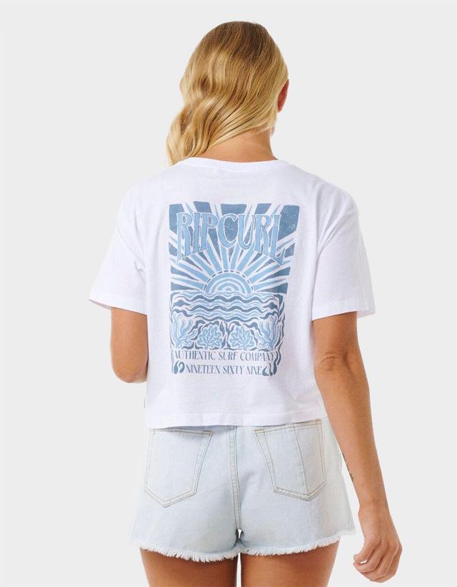 RIP CURL Coral Sands Womens Crop Tee Product Image