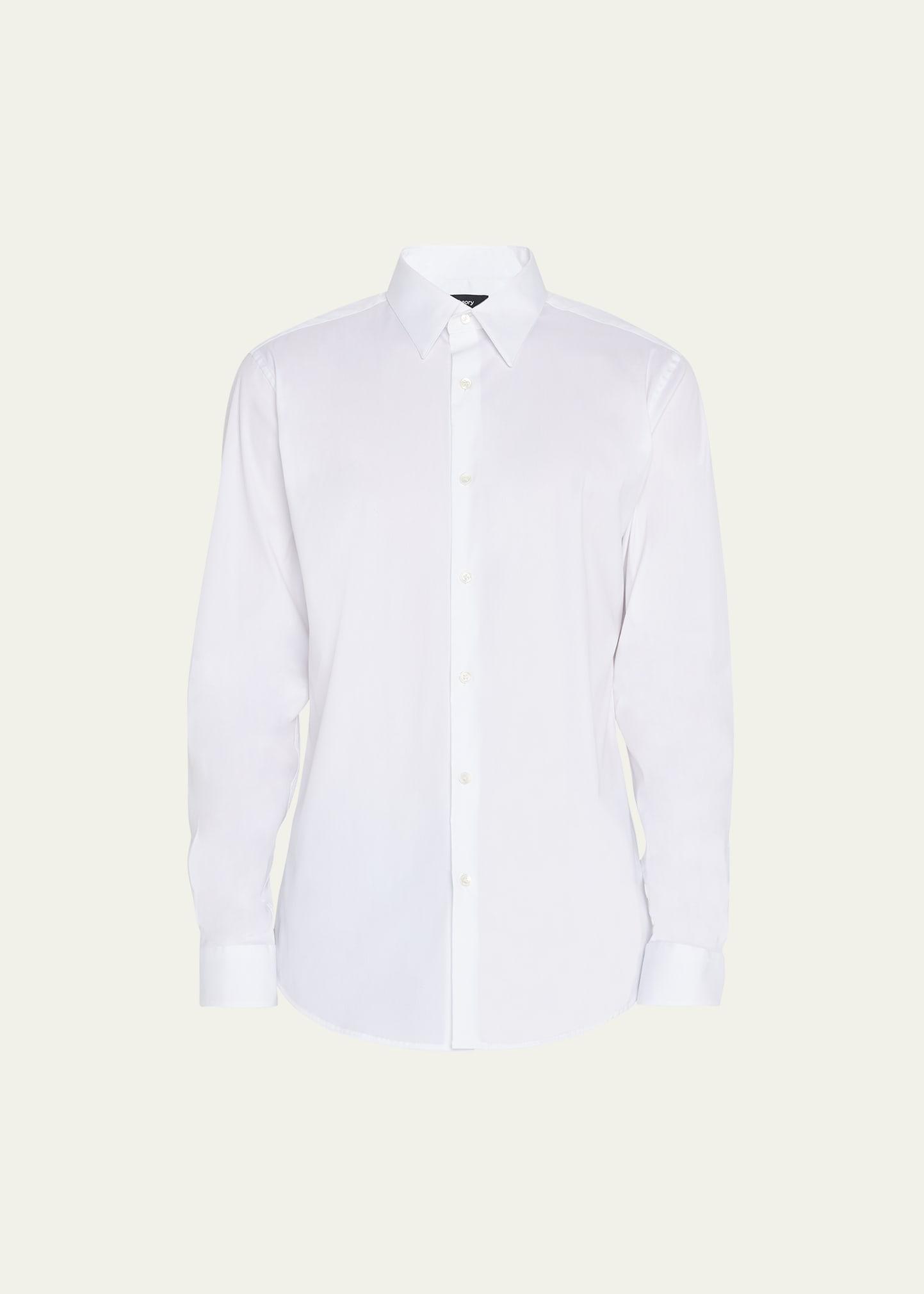 Mens Sylvain Wealth Poplin Long-Sleeve Shirt Product Image