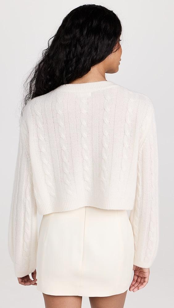 Sablyn Emmanuel Cable Knit Cashmere Sweater | Shopbop Product Image